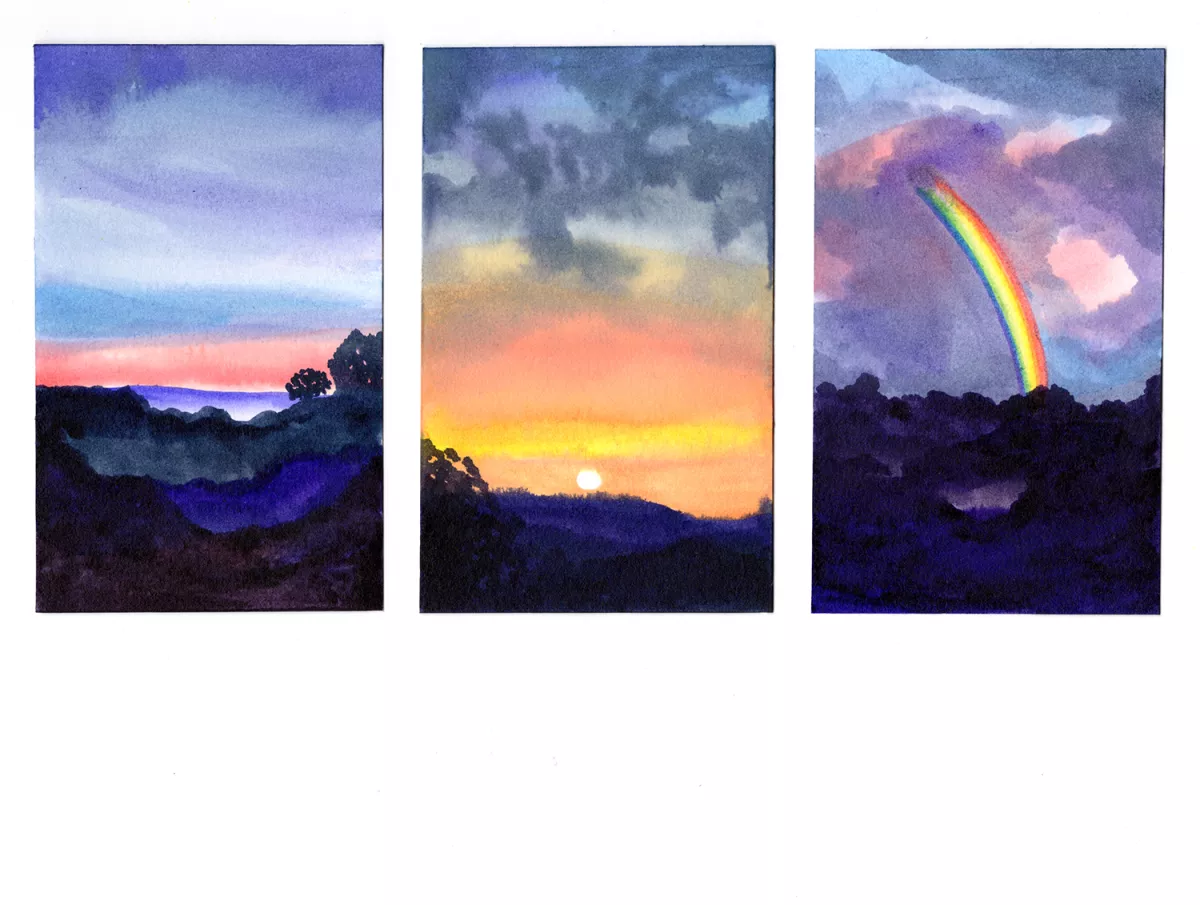 Paysage constellation n° 32, 33, 34