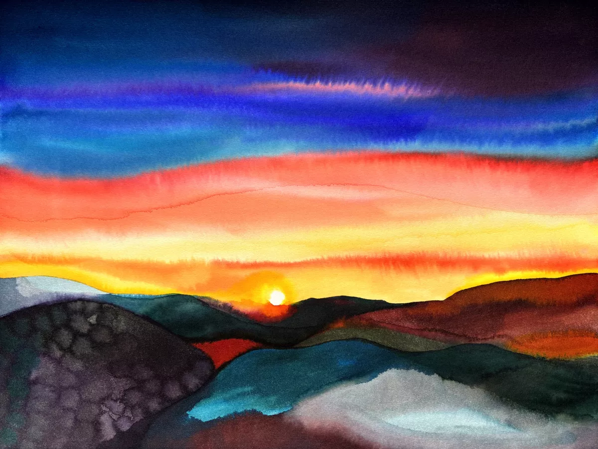 Paysage n°31, Bonjour le jour