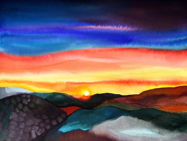 Paysage n°31, Bonjour le jour